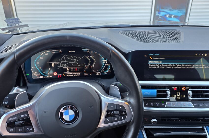 BMW G20 Plug-In Hybrid – Restraint System грешка след смяна на волан