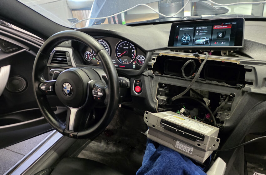 🔧 BMW F30 Ретрофит EVO ID4 ➝ ID5, CarPlay, карти, 6WA табло